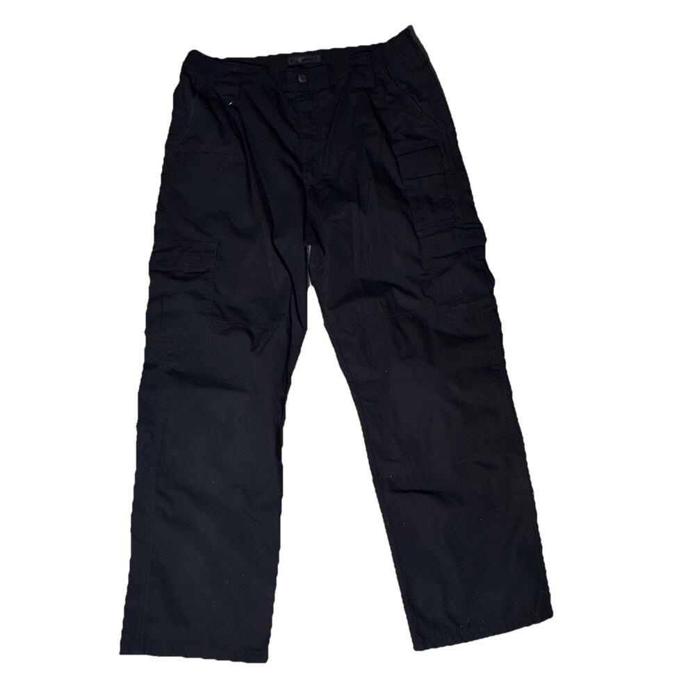 New 5.11 Tactical Black Mens Cargo Pants 36 x 30